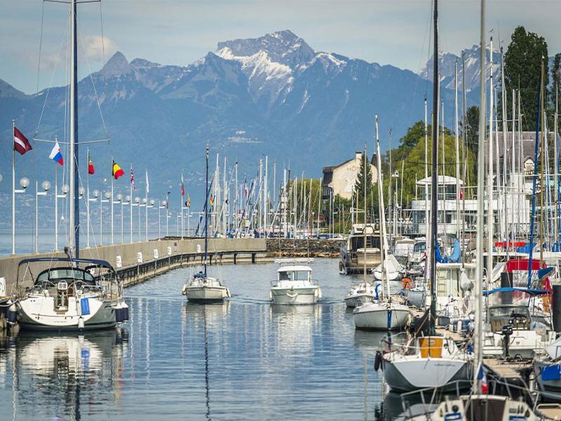 Royal Park Lake View Apartment Évian-les-Bains Exterior foto
